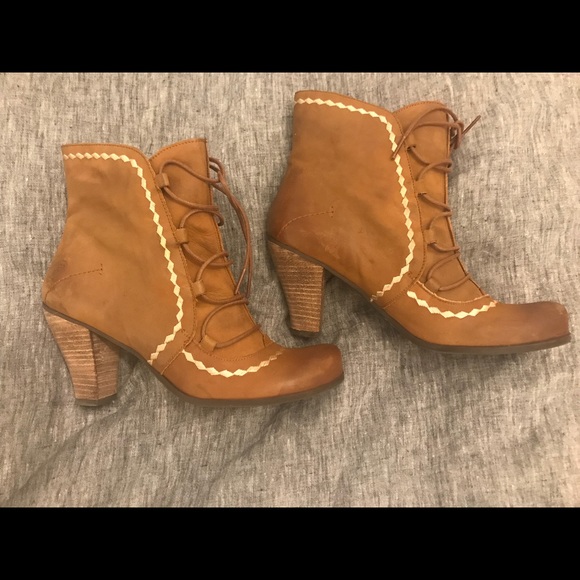 Sixty Seven lace up leather booties size 38 - Picture 6 of 8